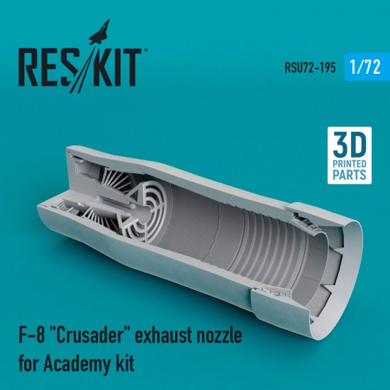 1/72 Vought F-8 Crusader Exhaust Nozzle for Academy kit