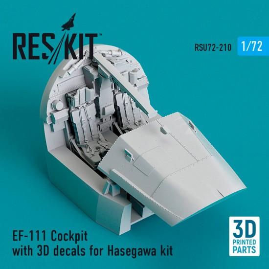 1/72 EF-111 Cockpit w/3D Decals for Hasegawa Kit