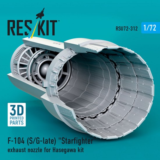 1/72 F-104 (S/G-Late) Starfighter Exhaust Nozzle for Hasegawa Kit