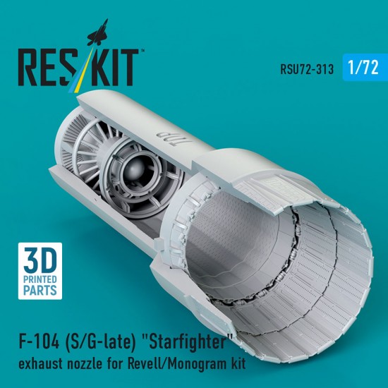 1/72 F-104 (S/G-Late) Starfighter Exhaust Nozzle for Revell/Monogram Kit