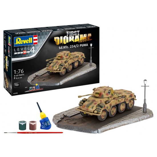 1/76 First Diorama Set - SdKfz. 234/2 Puma