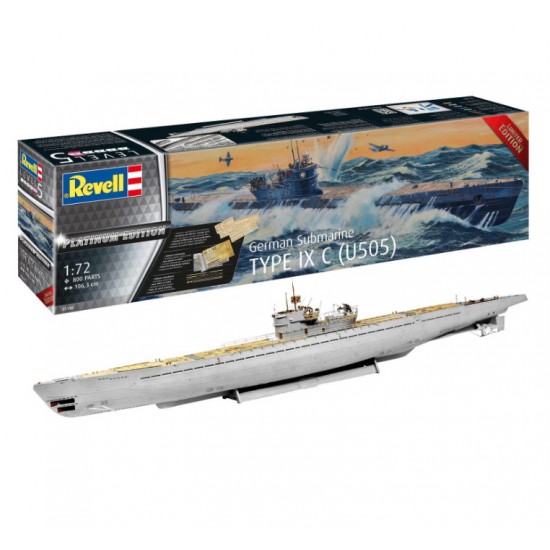 1/72 German Submarine Type IX C/40 [Platinum Edition]