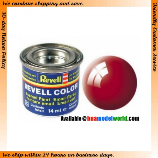 Enamel Paint - Gloss Fiery Red 14ml