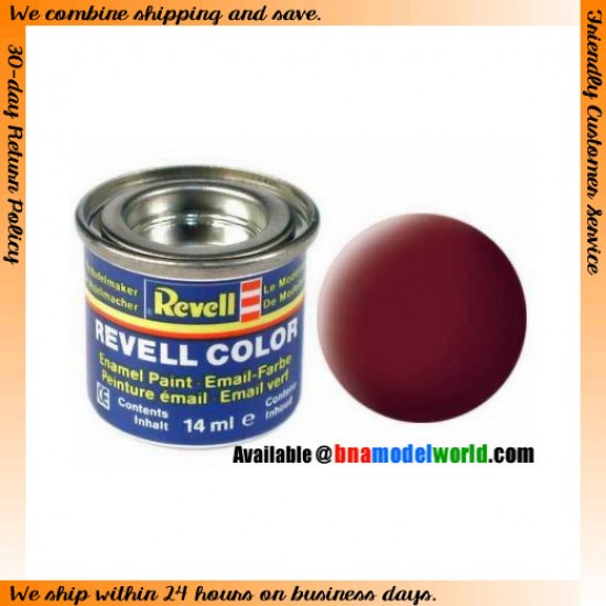 Enamel Paint - Matt Reddish Brown 14ml