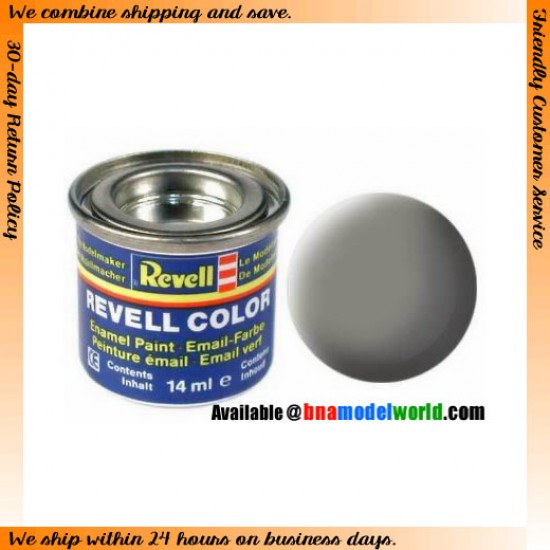 Enamel Paint - Matt Stone Grey 14ml