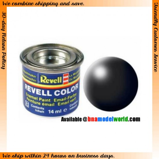 Enamel Paint - Silk Black 14ml