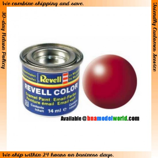 Enamel Paint - Silk Fiery Red 14ml