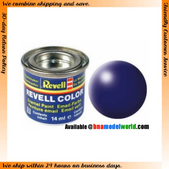 Enamel Paint - Silk Dark Blue 14ml