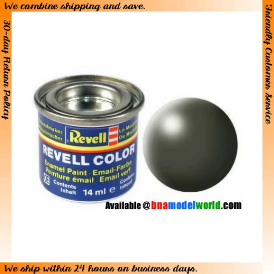 Enamel Paint - Silk Olive Green 14ml