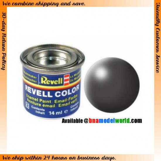 Enamel Paint - Silk Dark Grey 14ml