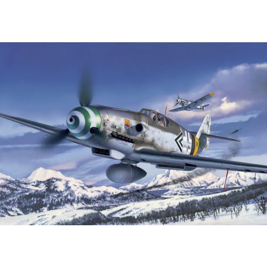 1/48 Messerschmitt Bf 109G-6 Easy-click-system Model Set