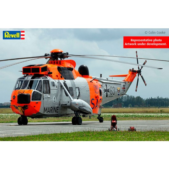 1/72 Model Set Westland Sea King Mk. 41 (kit, paints, glue, brush)
