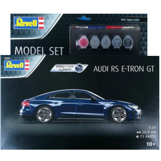 1/24 Audi e-tron GT easy-click-system Model Set (kit, paints, adhesive & brush)