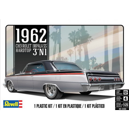 1/25 '62 Chevy Impala Hard Top 3' in 1