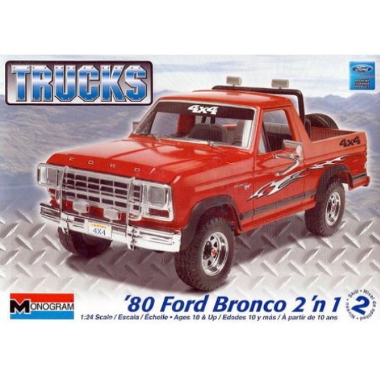 1/24 Ford Bronco 1980 (2 in 1)