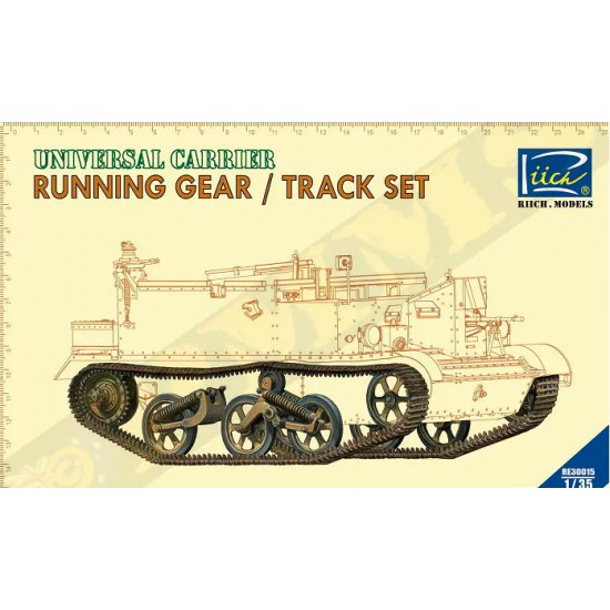 1/35 British Universal Carrier Running Gear & Tracks Set