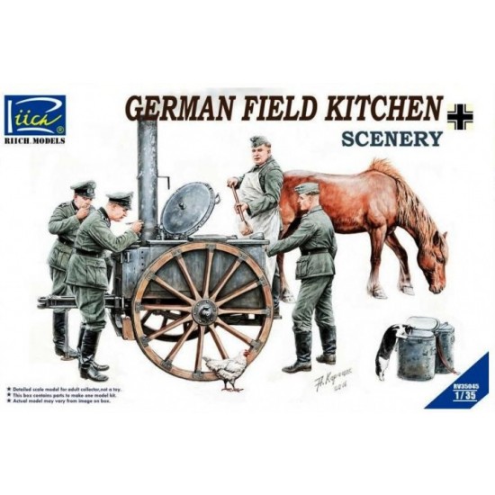 1/35 German Field Kitchen Scenery