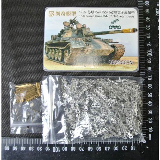 1/35 Soviet T-54/55/62 Metal Track w/Pins