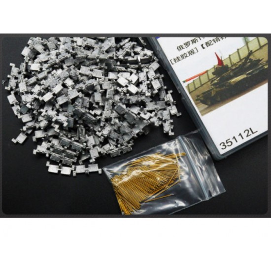 T90 Track 1/35 T-90 Main Battle Tank Metal Tracks R Model 35112L