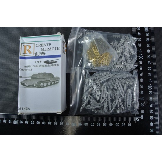 1/35 German Panzerkampfwagen E-100 Metal Tracks w/Pins