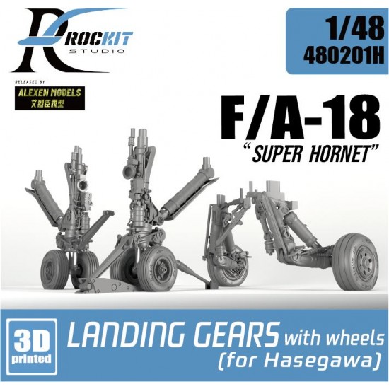 1/48 F/A-18 Super Hornet Landing Gear for Hasegawa kits