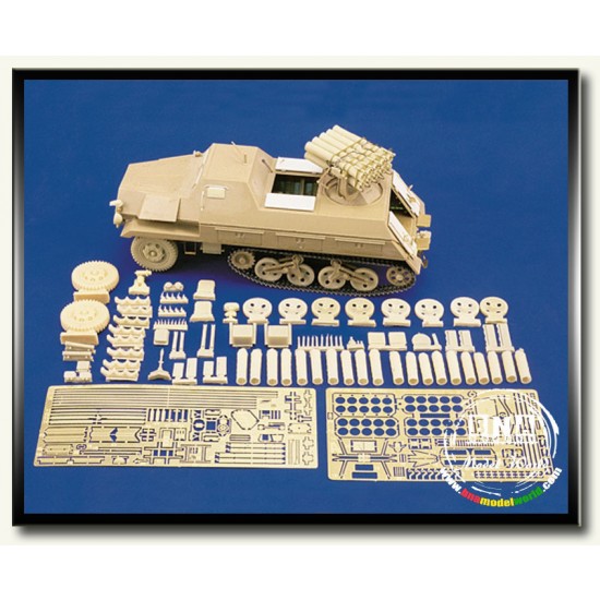 1/35 Panzerwerfer 42 auf Maultier Upgrade Set for Italeri kit