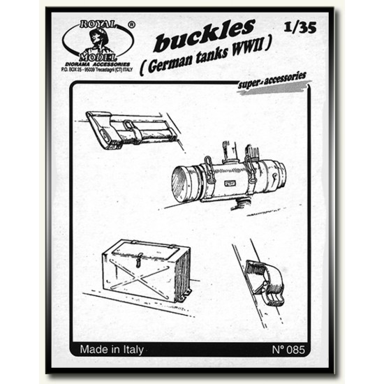 1/35 German Tank Buckles