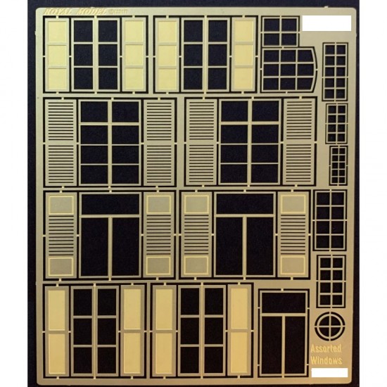 1/72 Windows Assorted set (photo-etched metal)