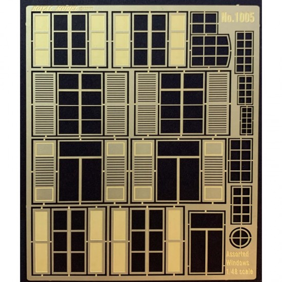 1/48 Windows Assorted set (photo-etched metal)