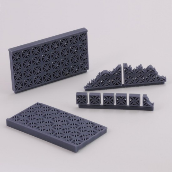 1/35 3D-Printed Railing for Buildings, Middle East