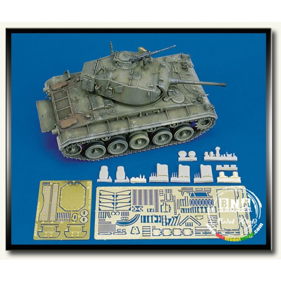 1/35 US M24 Chaffee Detail-up Set for Italeri kit #244