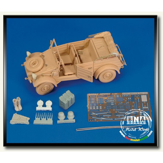 1/35 Volkswagen Kubelwagen Detail Set for Tamiya/Dragon/Italeri kits