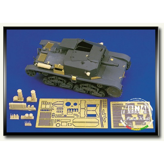 1/35 Italian Medium Tank M40 75/18 Detail-up Set for Italeri/Tamiya/Zvezda kits