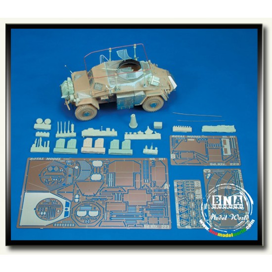 1/35 SdKfz.223 Detail-up Set for Tamiya kit #35062