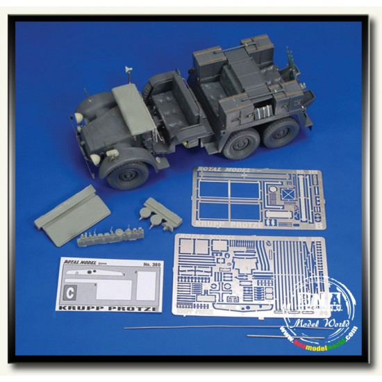 1/35 Krupp Protze Detail-up Set for Tamiya kit #35259
