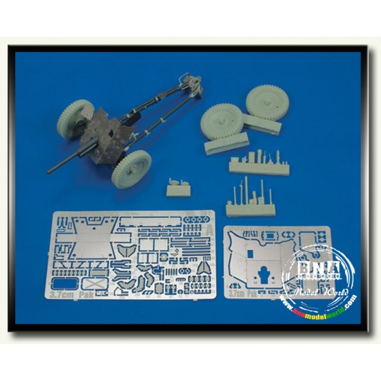 1/35 3.7cm Pak Anti-tank Gun Detail-up Set for Tamiya #35259 / Dragon kit