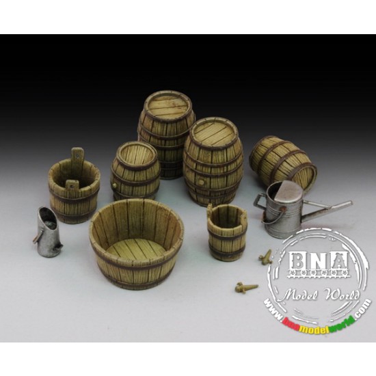 1/35 Wine Barrels and Farm Accessories