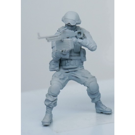 1/35 Russian Machine Gunner (resin soldier)