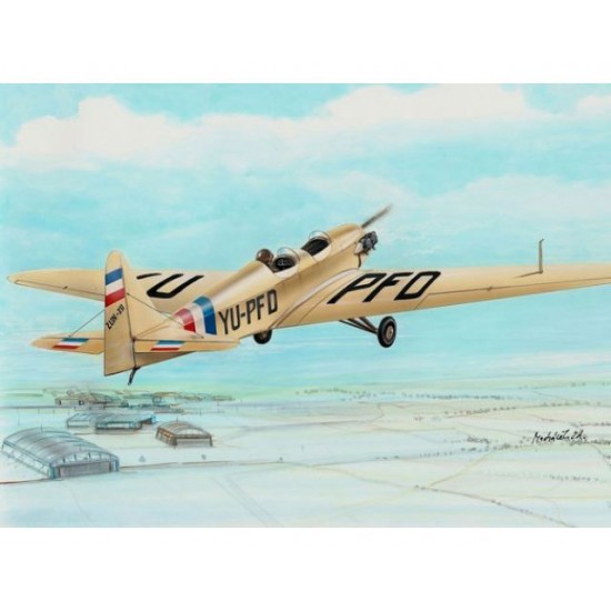 1/72 Czech/Slovak/GB/Sweden/Yugoslavia Zlin-XII (open canopy)