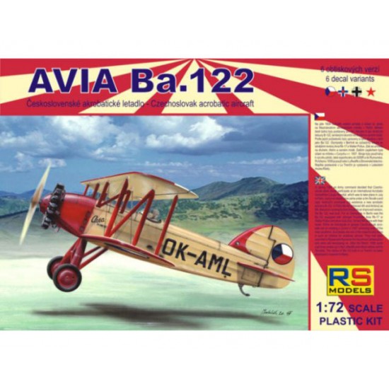 1/72 Czech/Luftwaffe/Slovak/USSR Avia Ba.122 with Castor and Pollux Engine