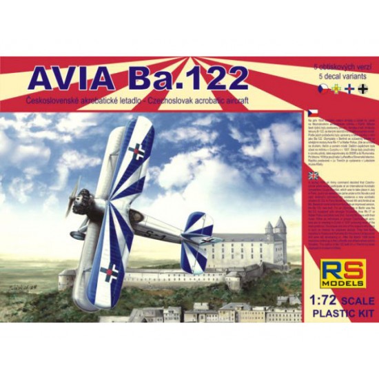 1/72 Czech/Luftwaffe/Slovak/Romanian Avia Ba.122 with Avia Rk17