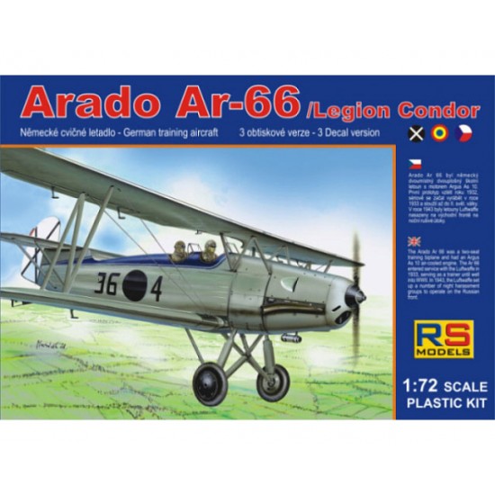 1/72 Spanish/Czech/Romanian Arado 66 Legion Condor  