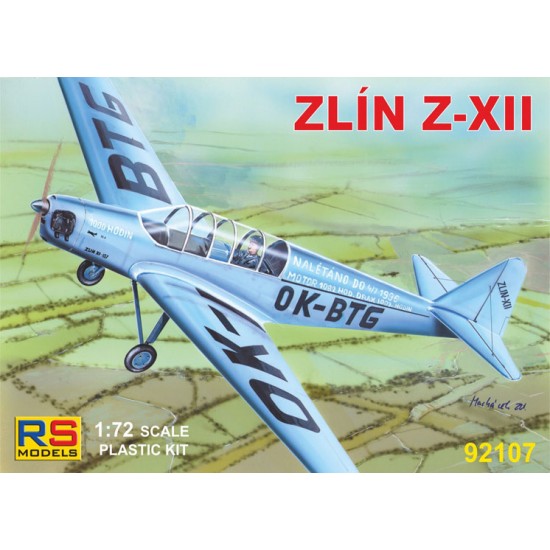 1/72 Luftwaffe/CzechSlovak/French Zlin XII 