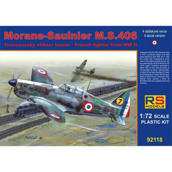 1/72 French Morane Saulnier MS.406 France 1940