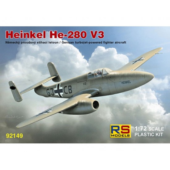 1/72 Luftwaffe Heinkel He-280 with Hes Engine