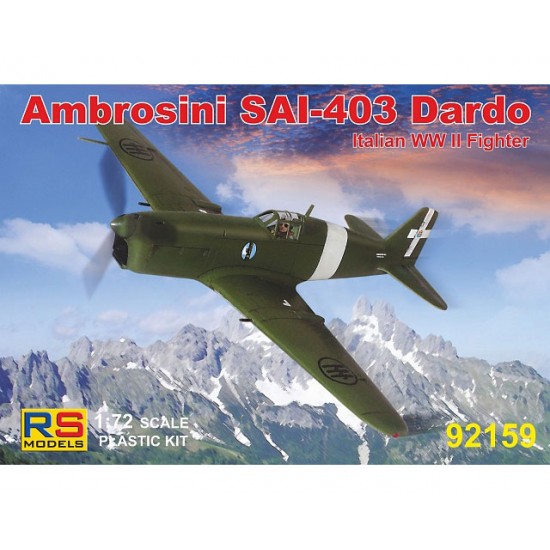 1/72 Italian/Luftwaffe Ambrosini SAI 403 Dardo
