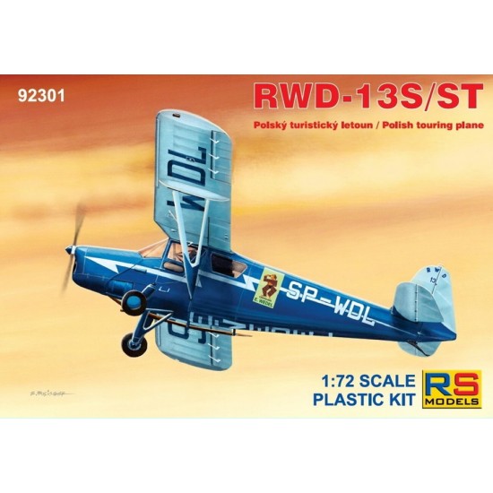 Polish Rwd 1/72 Polish RWD-13S/ST Touring Plane RS Models 92301