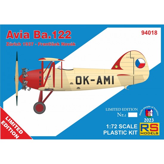 1/72 Avia Ba.122, Zurich 1937