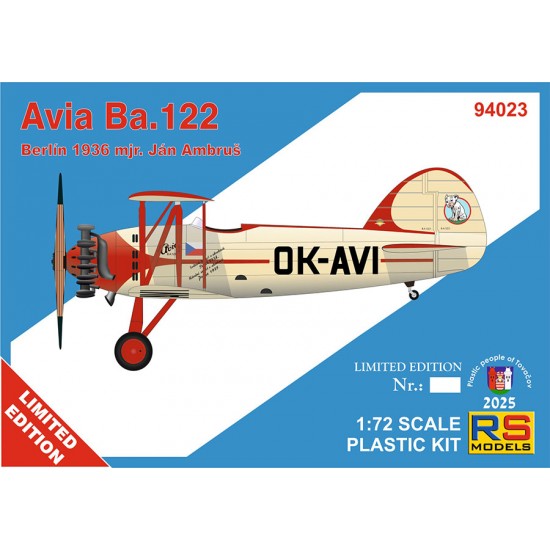 1/72 Avia Ba.122 OK-AVI Berlin 36