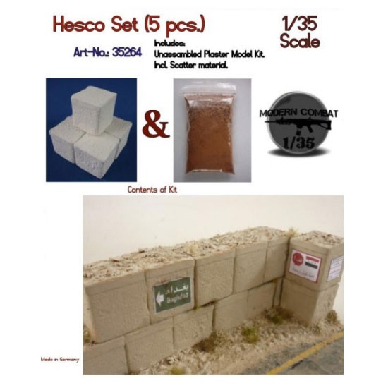 1/35 Hesco Set (5pcs)